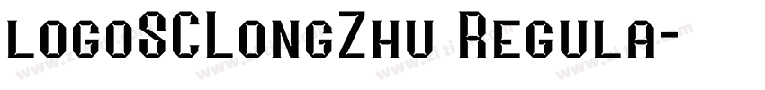 logoSCLongZhu Regula字体转换